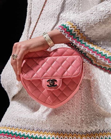 sac chanel heart|chanel bag price 2023.